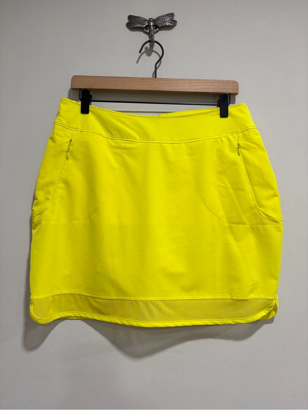 Antigua Mesh Trim Golf Skort Shorts Lined Skirt